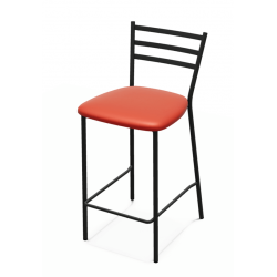 TABOURET SNACK DE CUISINE CONTEMPORAIN EN SIMILICUIR ROMY