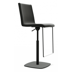 TABOURET MODERNE RÉGLABLE ET PIVOTANT SHERPA EN SIMILICUIR