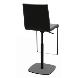 TABOURET MODERNE RÉGLABLE ET PIVOTANT SHERPA EN SIMILICUIR