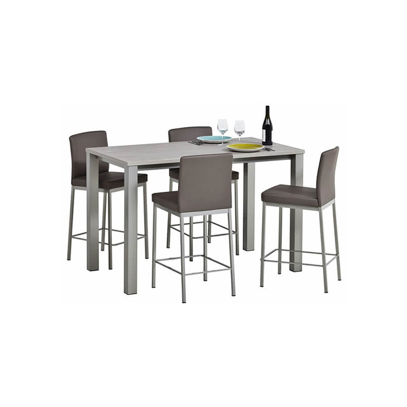 TABOURET DE CUISINE SNACK REMBOURRÉ VILLA EN SIMILICUIR