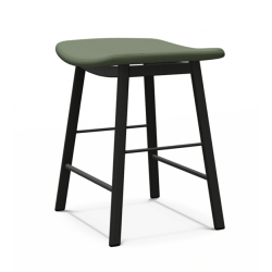 TABOURET BAS CONTEMPORAIN EN SIMILICUIR TABAMI