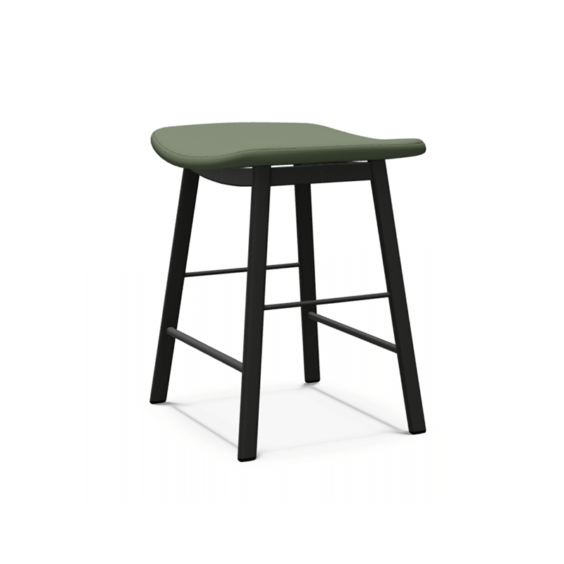 TABOURET BAS CONTEMPORAIN EN SIMILICUIR TABAMI