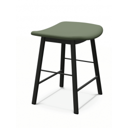 TABOURET BAS CONTEMPORAIN EN SIMILICUIR TABAMI