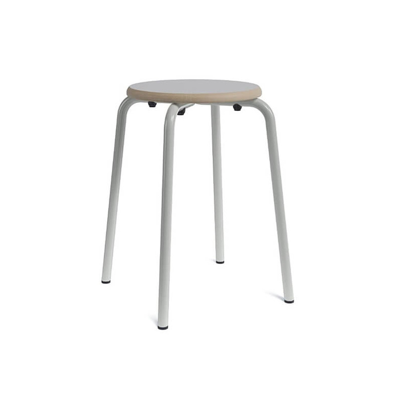 Tabouret plastique vert 28*28*45cm | Sanifer