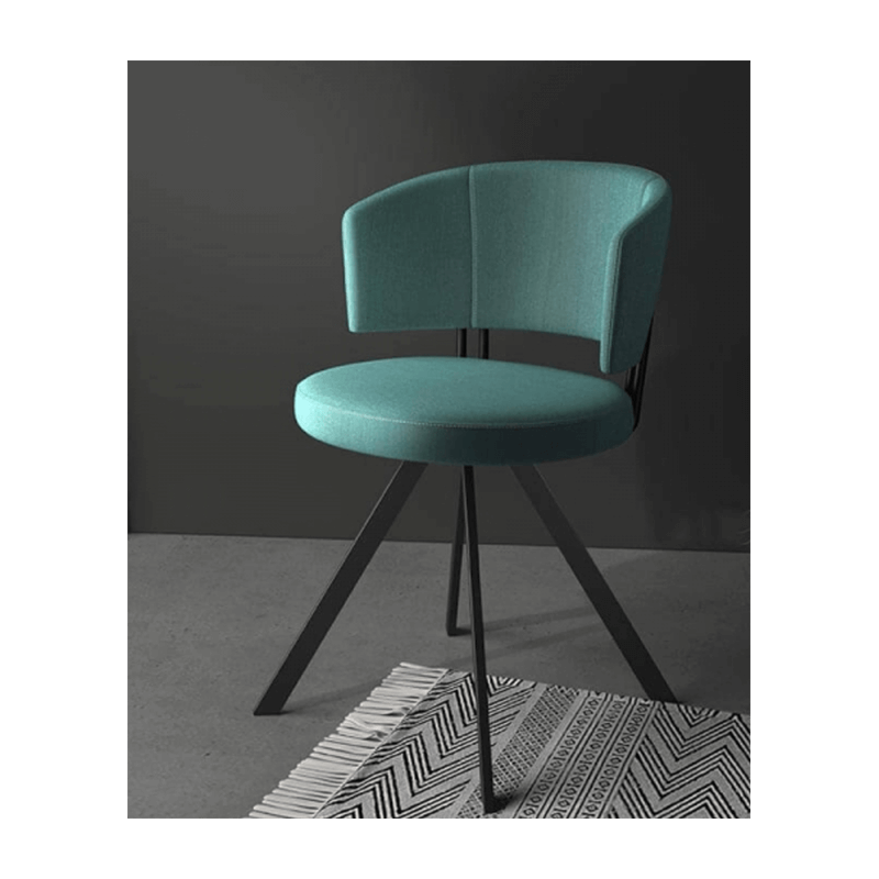 CHAISE TENDANCE PIVOTANTE ACCOUDOIRS ALLURE TISSU