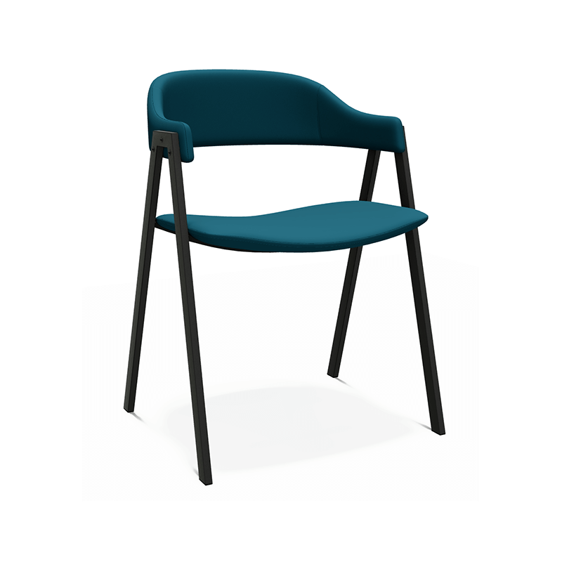 FAUTEUIL DE TABLE EN SIMILICUIR CONTEMPORAIN ARCA