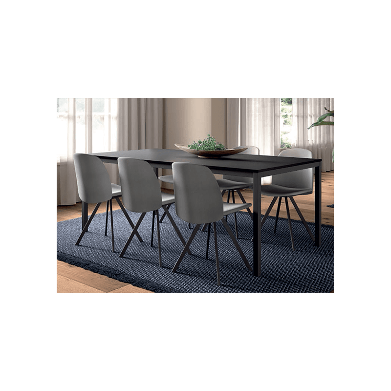 CHAISE CONTEMPORAINE PIVOTANTE SIMILICUIR FIGARO