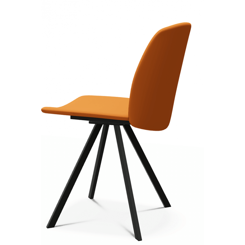 CHAISE CONTEMPORAINE PIVOTANTE SIMILICUIR FIGARO