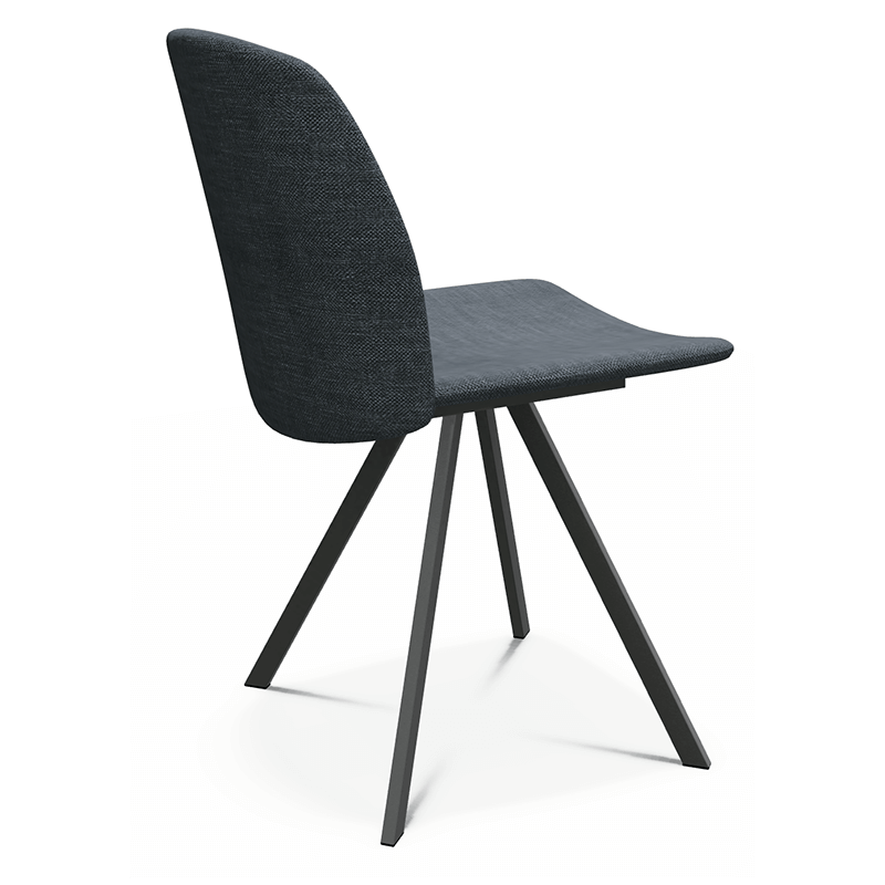 CHAISE CONTEMPORAINE PIEDS MÉTAL FIONA TISSU