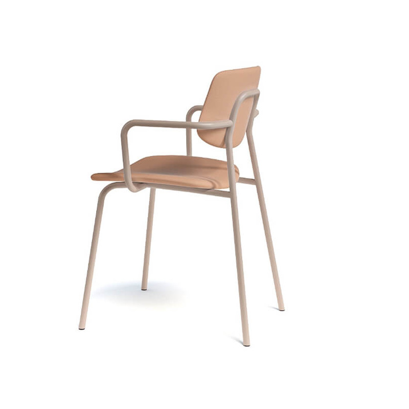 FAUTEUIL DE TABLE VINTAGE LAGO-ACH SIMILICUIR