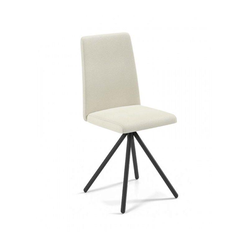 CHAISE CONTEMPORAINE PIVOTANTE EN SIMILICUIR PINOT