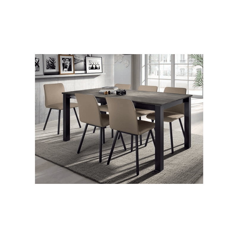 CHAISE DE SALLE À MANGER CONTEMPORAINE EN TISSU PISA