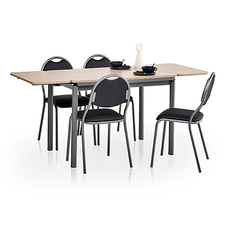 Petite Table de Cuisine Extensible en Stratifié BASIC - Le Chaisier