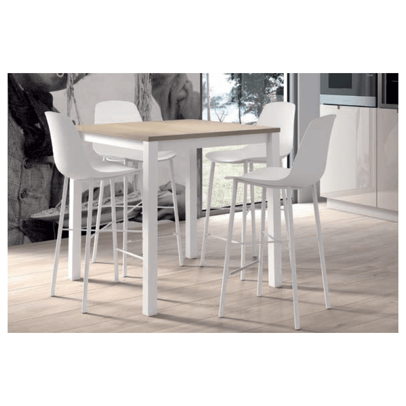 PETITE TABLE SNACK DE CUISINE EN STRATIFIÉ VIENNA HT 90 CM