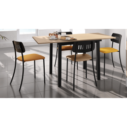 PETITE TABLE DE CUISINE EXTENSIBLE EN STRATIFIÉ VIENNA HT 75