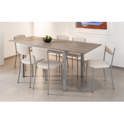 PETITE TABLE DE CUISINE EXTENSIBLE EN STRATIFIÉ VIENNA HT 75