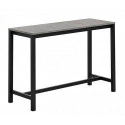 TABLE SNACK EN STRATIFIÉ ET MÉTAL VIENNABAR HT 90 CM