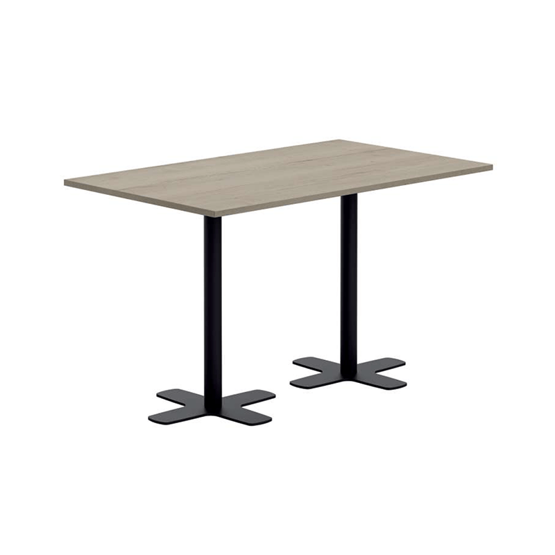TABLE SNACK CONTEMPORAINE RECTANGULAIRE PIEDS CENTRAL SPINNER2 HT 90 CM