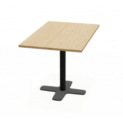 TABLE RECTANGULAIRE PIEDS CENTRAL SPINNER HT 90 CM