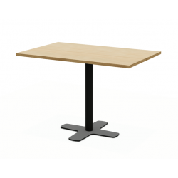 TABLE RECTANGULAIRE PIEDS CENTRAL SPINNER HT 90 CM