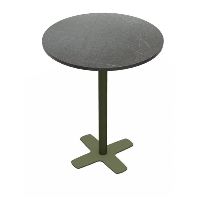 TABLE SNACK DE BISTROT PIEDS CENTRAL SPINNER HT 90 CM