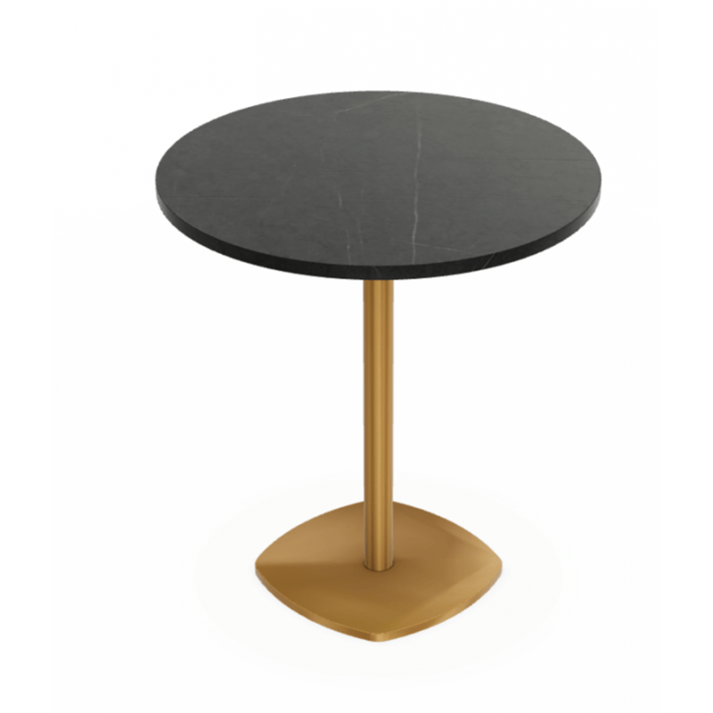 PETITE TABLE RONDE DE BISTROT CIRCA PIEDS CENTRAL HT 75 CM