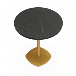 PETITE TABLE RONDE DE BISTROT CIRCA PIEDS CENTRAL HT 75 CM