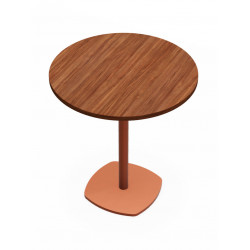 PETITE TABLE RONDE DE BISTROT CIRCA PIEDS CENTRAL HT 75 CM