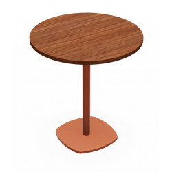 PETITE TABLE RONDE DE BISTROT CIRCA PIEDS CENTRAL HT 75 CM