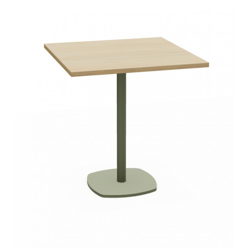 PETITE TABLE EN STRATIFIÉ CIRCA CARRÉE HT 75 CM