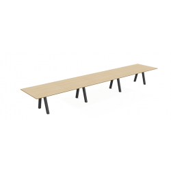 TABLE DE RÉUNION GRANDE DIMENSION VENETO XL HT 75