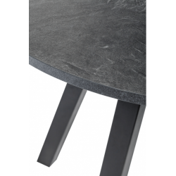 TABLE BAR RONDE EN STRATIFIÉ PIEDS CENTRAL VÉNÉTO HT 105 CM