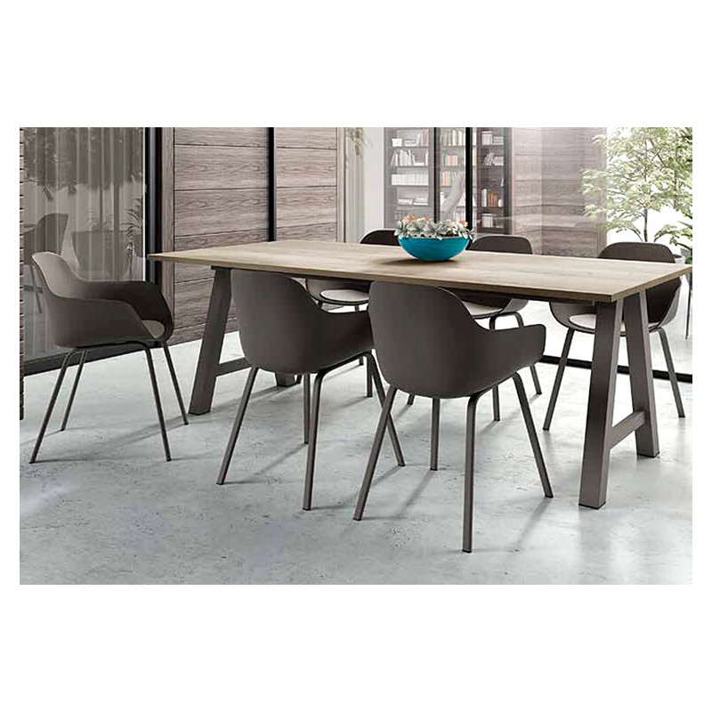 TABLE RECTANGULAIRE CONTEMPORAINE EN STRATIFIÉ ALEGRO