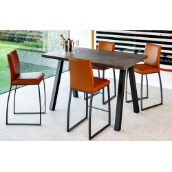 TABLE BAR RECTANGULAIRE EN STRATIFIÉ QUEEN HT 105 CM