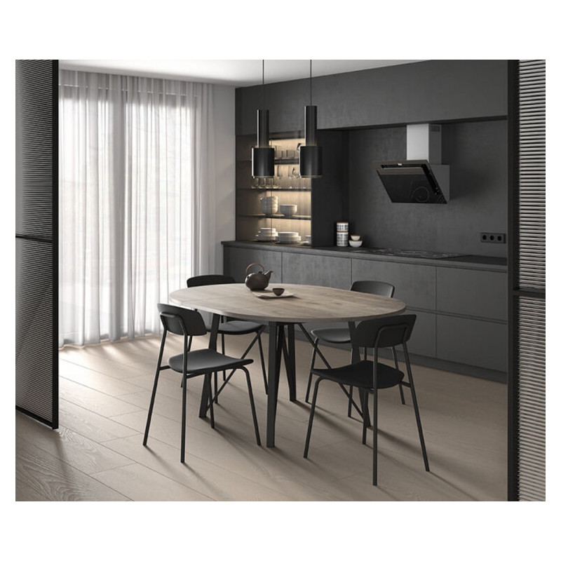 TABLE DE SALLE À MANGER RONDE EXTENSIBLE WACKO 2.0