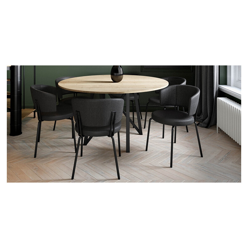 TABLE DE SALLE À MANGER RONDE EXTENSIBLE WACKO 2.0