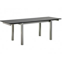 TABLE EN STRATIFIÉ PIEDS MÉTAL EXTENSIBLE ALICANTE