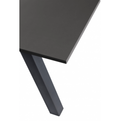 TABLE EN STRATIFIÉ PIEDS MÉTAL EXTENSIBLE ALICANTE