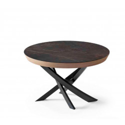 TABLE EN CÉRAMIQUE RONDE EXTENSIBLE CYRUS