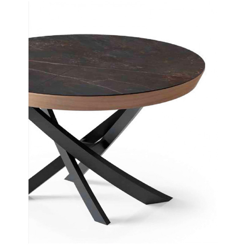 TABLE EN CÉRAMIQUE RONDE EXTENSIBLE CYRUS