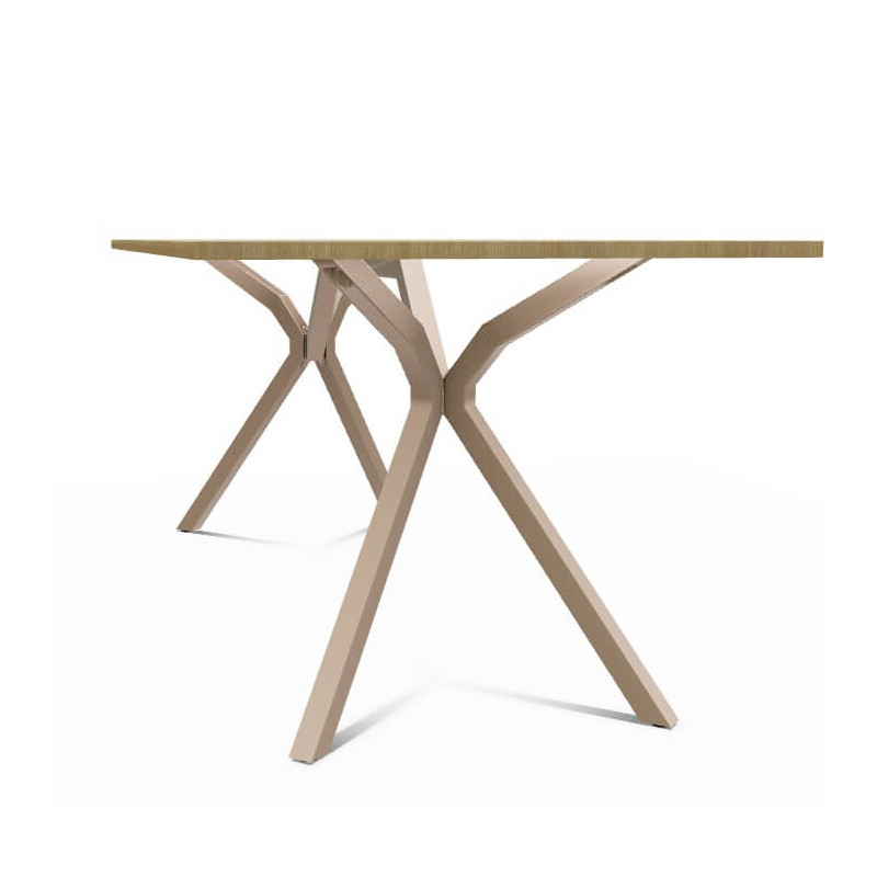 TABLE DE SALLE À MANGER MODERNE RECTANGULAIRE ONYX