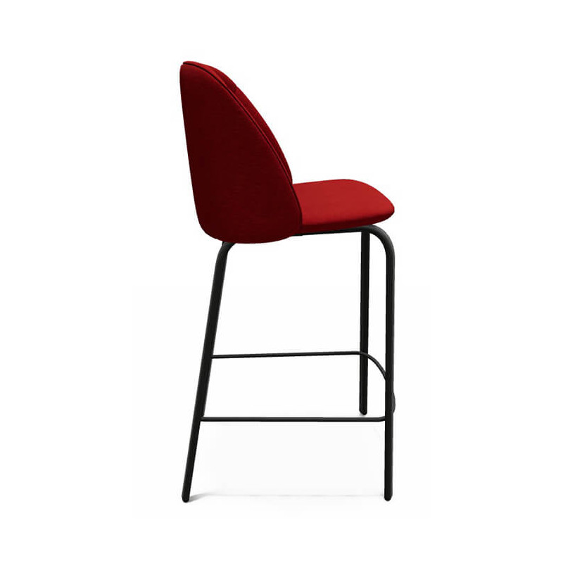 TABOURET SNACK CONTEMPORAIN ROND SOFIA EN TISSU