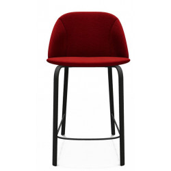 TABOURET SNACK CONTEMPORAIN ROND SOFIA EN TISSU