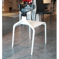 CHAISE CONTEMPORAINE PUNK EN POLYCARBONATE