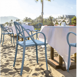 CHAISE DE TERRASSE AVEC ACCOUDOIR ÉTOILE P