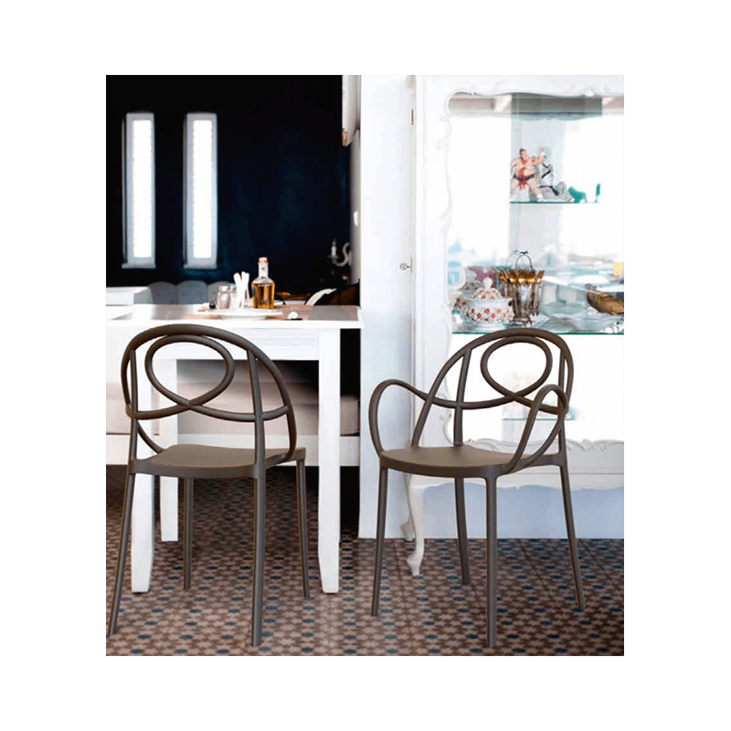 CHAISE DE TERRASSE AVEC ACCOUDOIR ÉTOILE P