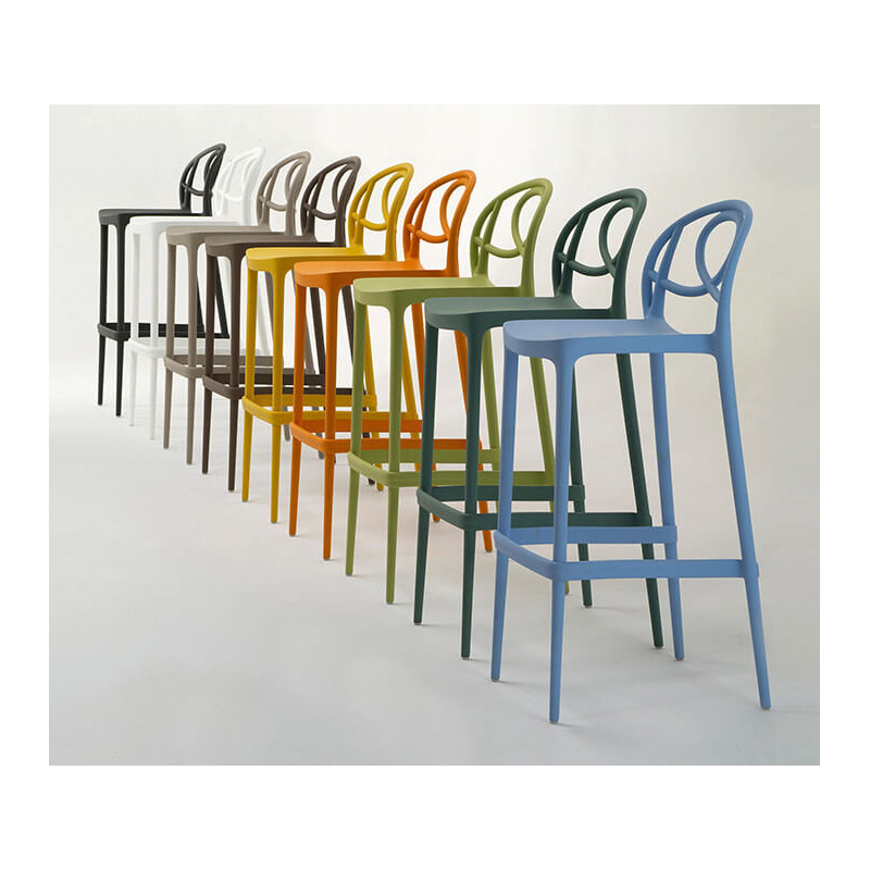 TABOURET EN POLYPROPYLÈNE ÉTOILE