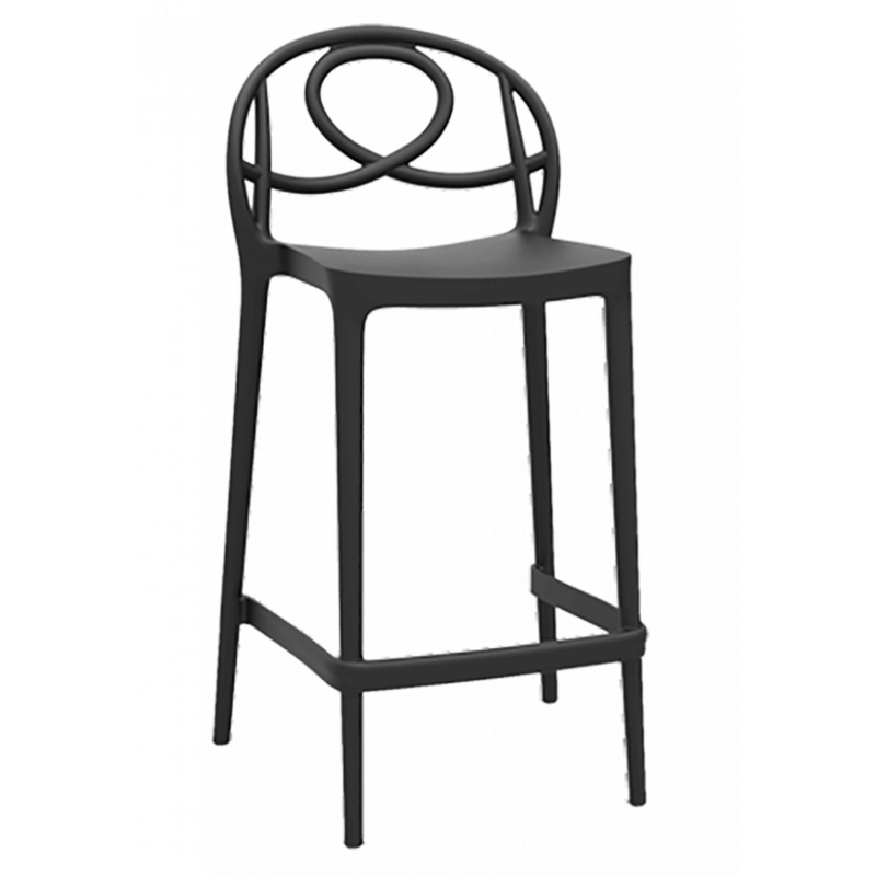 TABOURET EN POLYPROPYLÈNE ÉTOILE