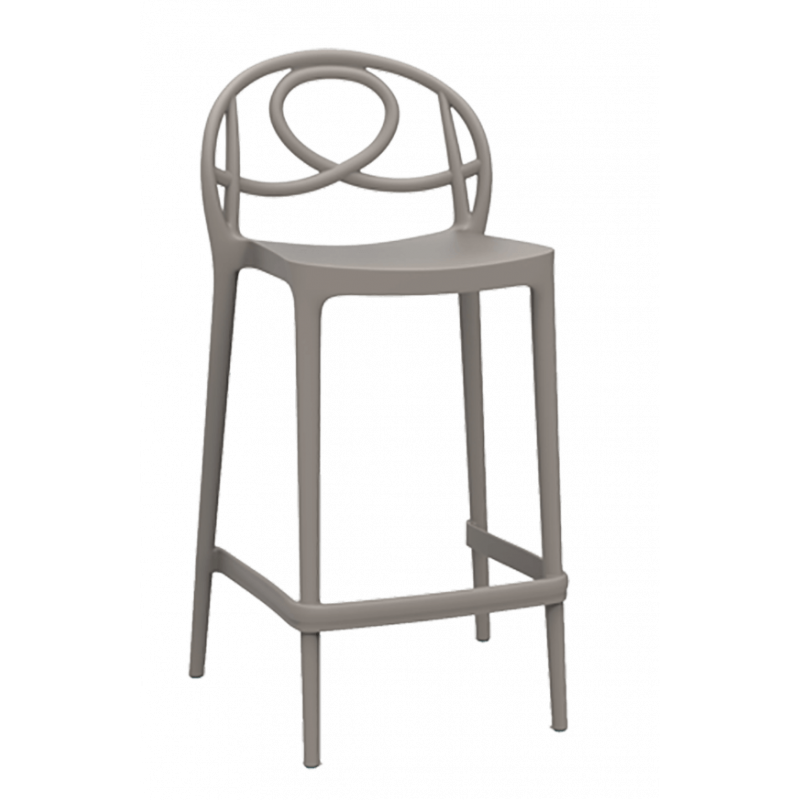 TABOURET EN POLYPROPYLÈNE ÉTOILE