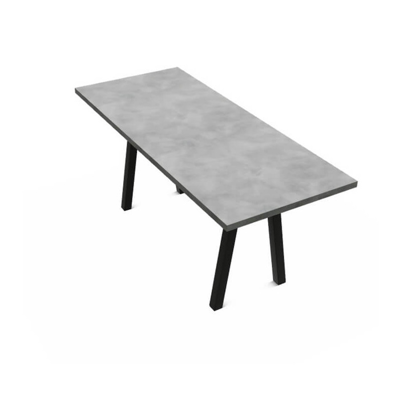 TABLE GRANDE DIMENSION BAR BÉTON CLAIR QUEEN PROMO